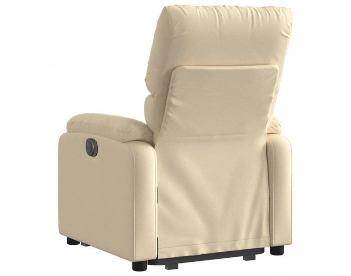 Sonata H Електрически изправящ реклайнер стол, кремав, текстил