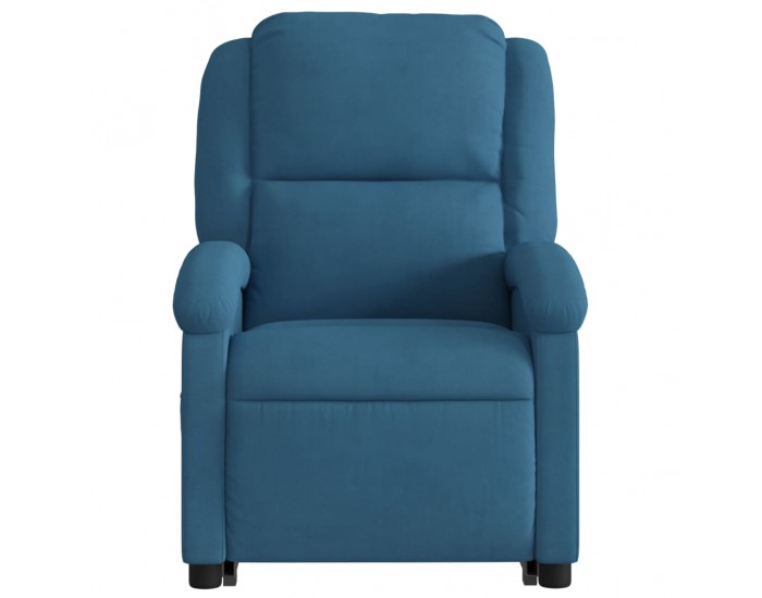 Sonata H Електрически изправящ реклайнер стол, син, кадифе