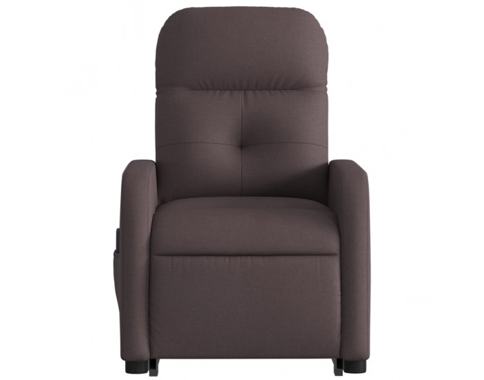 Sonata H Електрически изправящ масажен реклайнер стол тъмнокафяв текстил