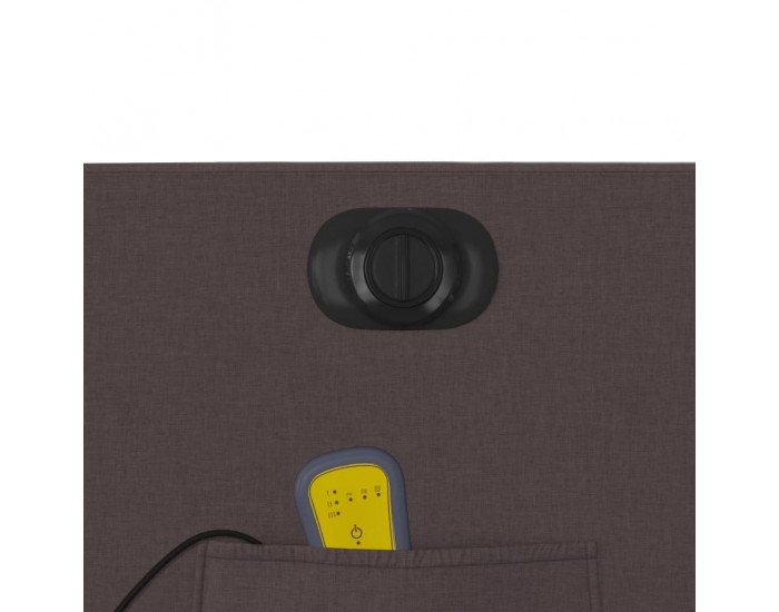 Sonata H Електрически изправящ масажен реклайнер стол тъмнокафяв текстил