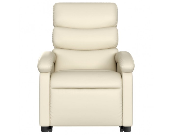 Sonata H Електрически изправящ реклайнер стол, кремав, изкуствена кожа