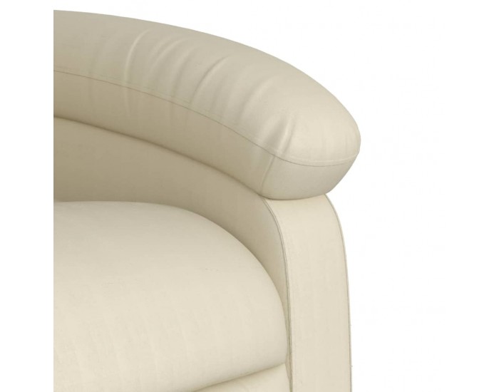 Sonata H Електрически изправящ реклайнер стол, кремав, изкуствена кожа