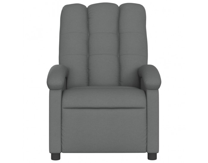 Sonata H Електрически масажен реклайнер стол, тъмносив, текстил