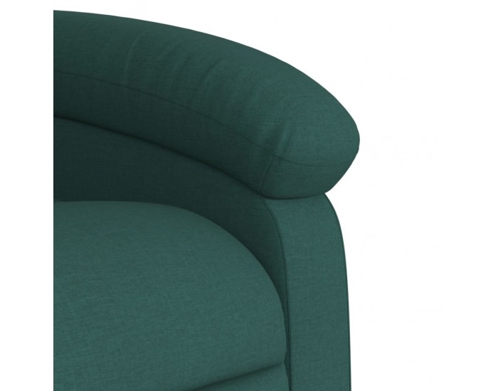 Sonata H Електрически изправящ масажен реклайнер стол тъмнозелен текстил