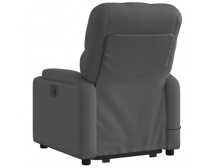 Sonata H Електрически изправящ масажен реклайнер стол тъмносив текстил