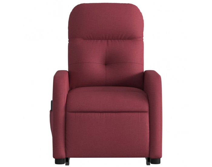 Sonata H Електрически изправящ масажен реклайнер виненочервен текстил