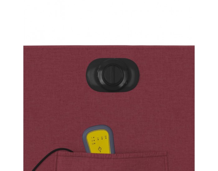 Sonata H Електрически изправящ масажен реклайнер виненочервен текстил