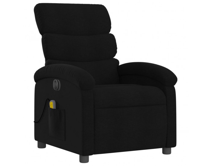 Sonata H Електрически масажен наклоняем стол, черен, текстил