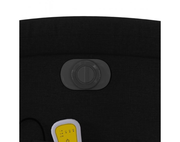 Sonata H Електрически масажен наклоняем стол, черен, текстил
