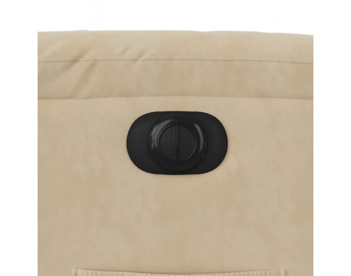 Sonata H Електрически реклайнер стол, кремав, микрофибърен текстил