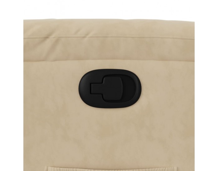 Sonata H Изправящ реклайнер стол, кремав, микрофибърен текстил