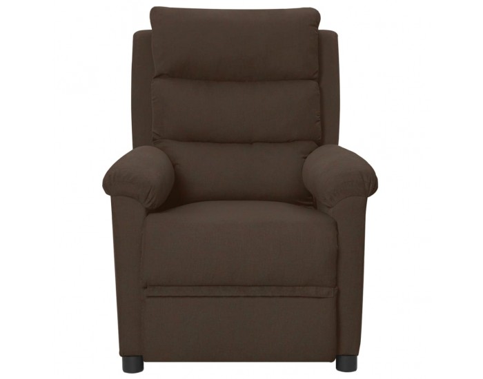 Sonata H Електрически реклайнер стол, тъмнокафяв, текстил