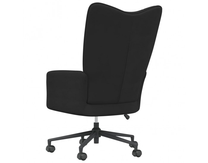 Sonata H Релакс стол, черен, кадифе