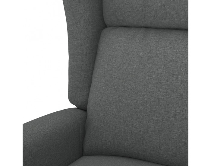 Sonata H Wingback електрически реклайнер стол, тъмносив, текстил