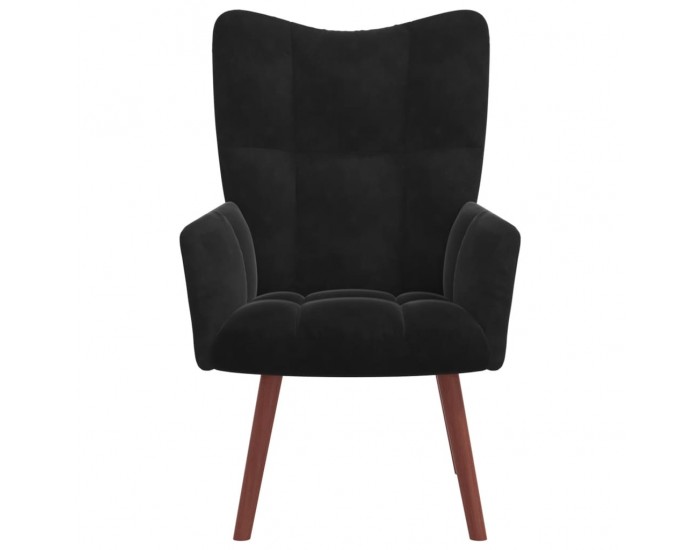 Sonata H Релакс стол, черен, кадифе