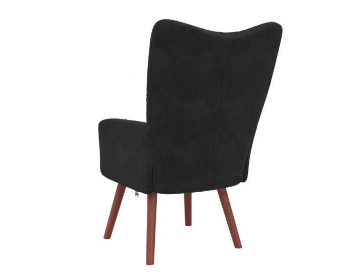 Sonata H Релакс стол, черен, кадифе