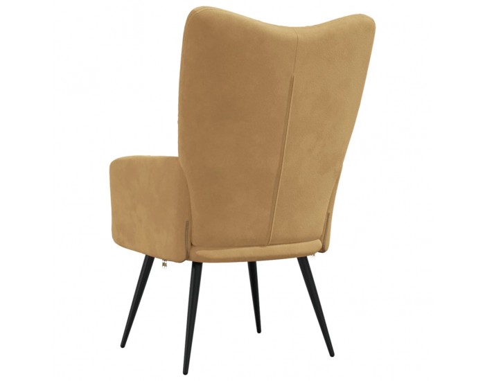 Sonata H Релаксиращ стол, кафяв, кадифе