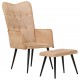 Sonata H Wingback стол с табуретка, кремав, канава Sonata H Wingback стол с табуретка, кремав, канава