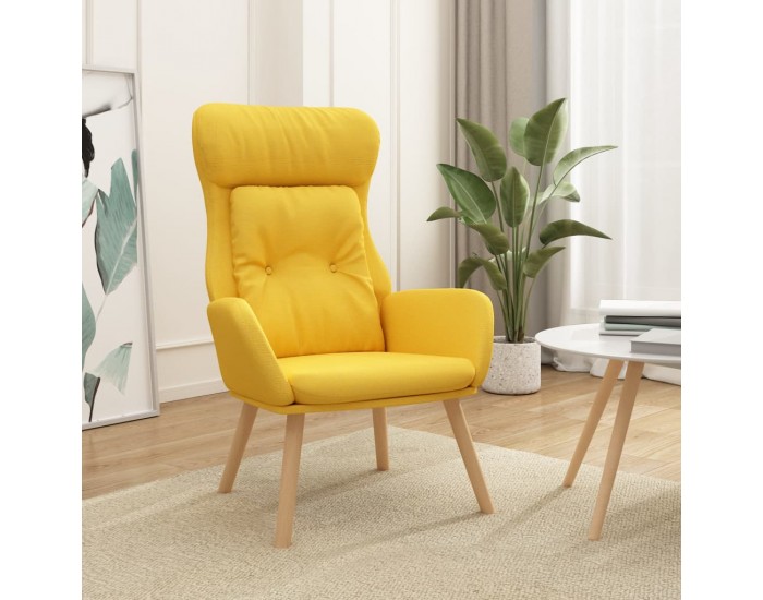 Sonata H Релакс стол, горчица жълто, текстил