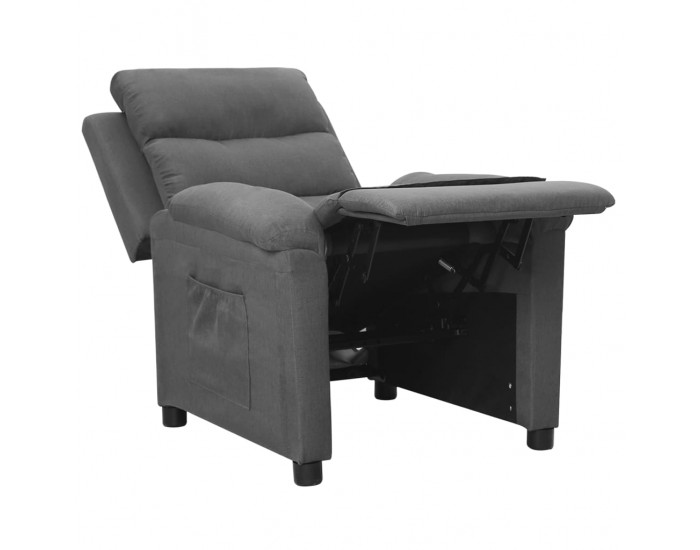 Sonata H Реклайнер стол, светлосив, текстил