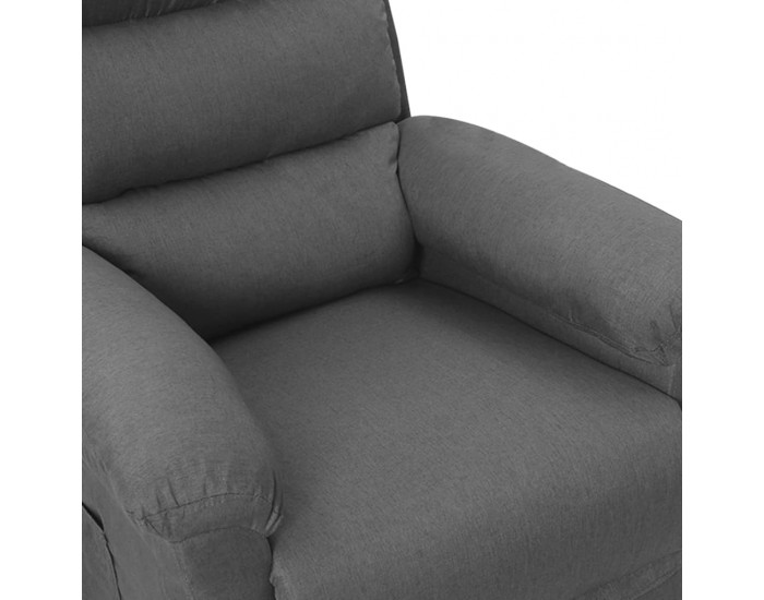 Sonata H Реклайнер стол, светлосив, текстил