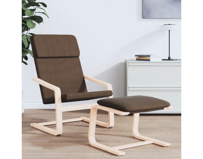 Sonata H Релакс стол, тъмнокафяв, текстил