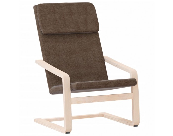 Sonata H Релакс стол, тъмнокафяв, текстил