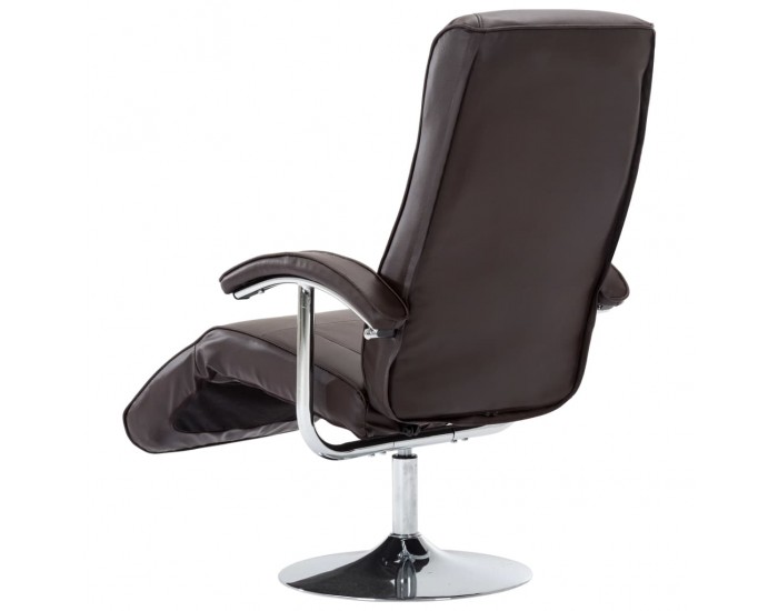 Sonata H ТВ фотьойл, кафяв, изкуствена кожа