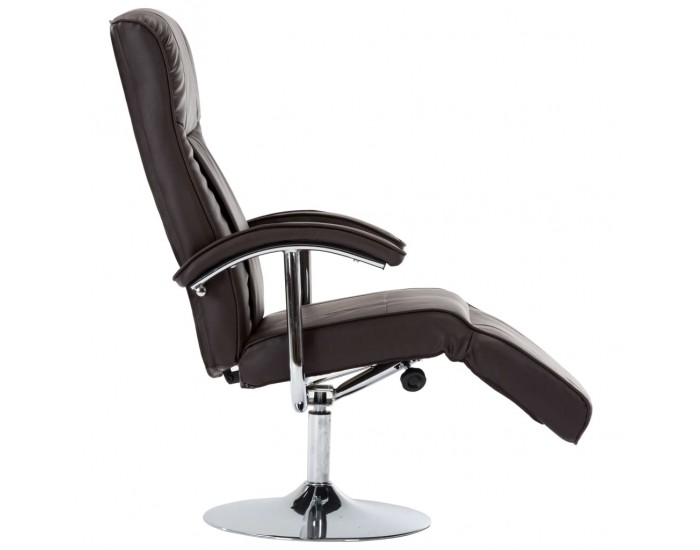 Sonata H ТВ фотьойл, кафяв, изкуствена кожа