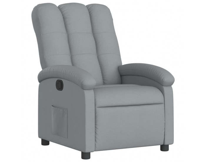 Sonata H Реклайнер стол, светлосив, текстил
