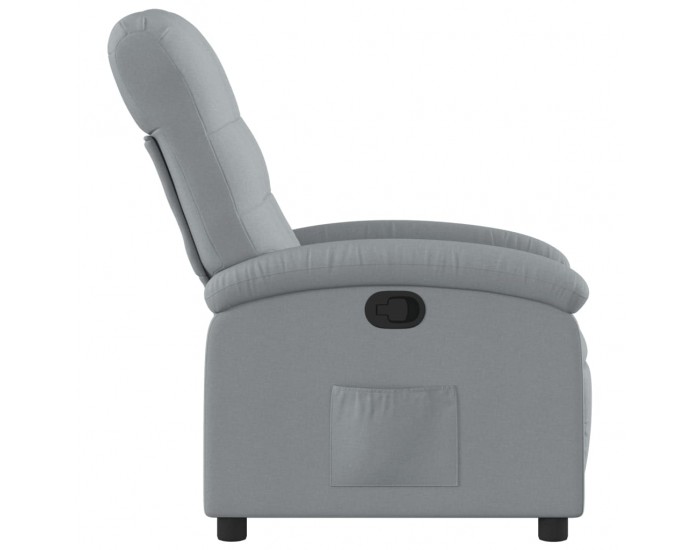 Sonata H Реклайнер стол, светлосив, текстил