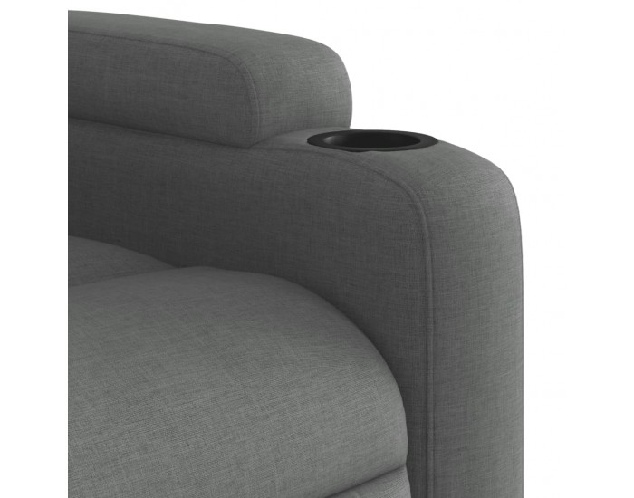 Sonata H Реклайнер, тъмносив, текстил