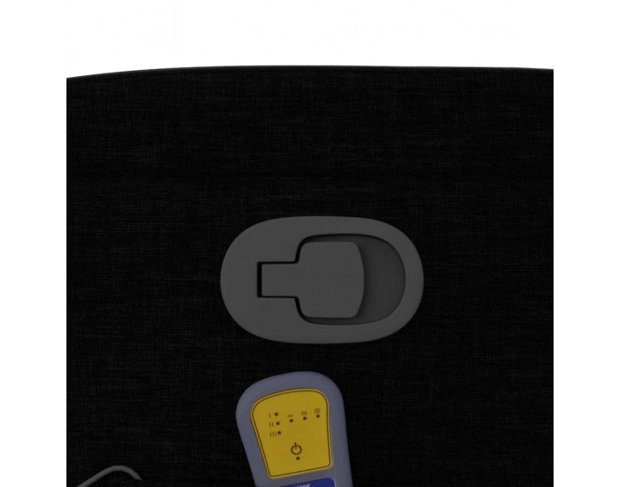 Sonata H Масажен наклоняем стол, черен, текстил