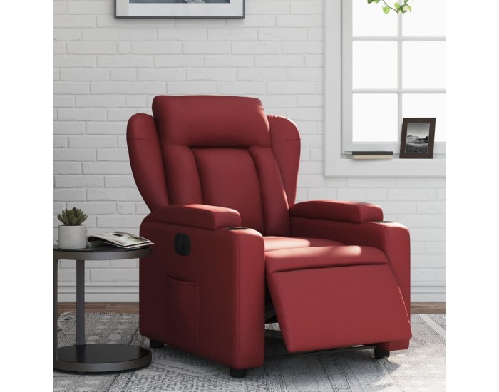 Sonata H Електрически наклоняем стол, виненочервен, изкуствена кожа