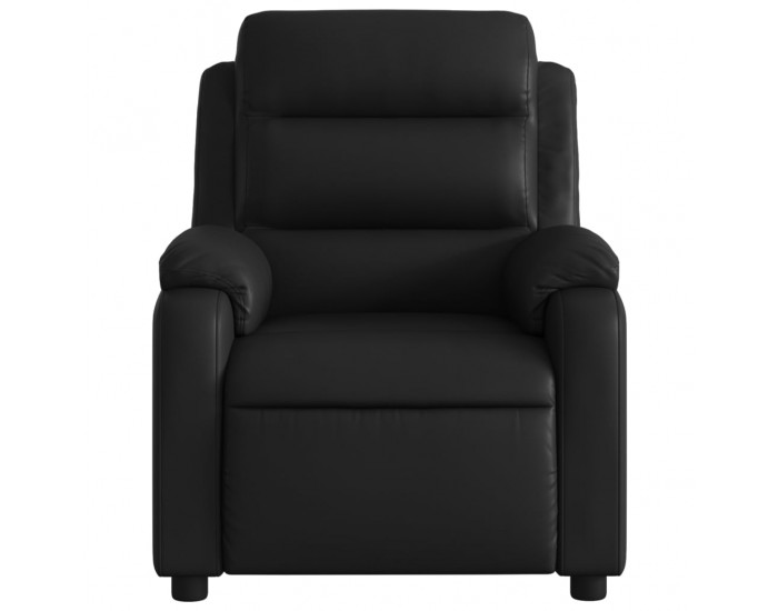 Sonata H Електрически масажен реклайнер стол, черен, изкуствена кожа