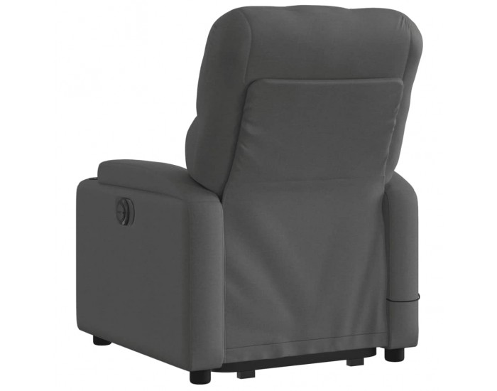 Sonata H Изправящ масажен реклайнер стол,тъмносив, текстил