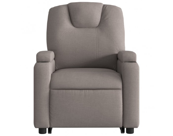 Sonata H Електрически изправящ масажен реклайнер стол таупе текстил