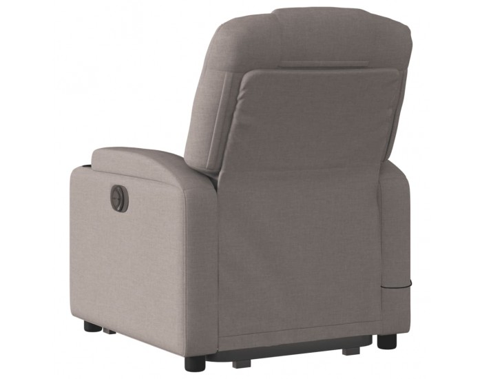 Sonata H Електрически изправящ масажен реклайнер стол таупе текстил