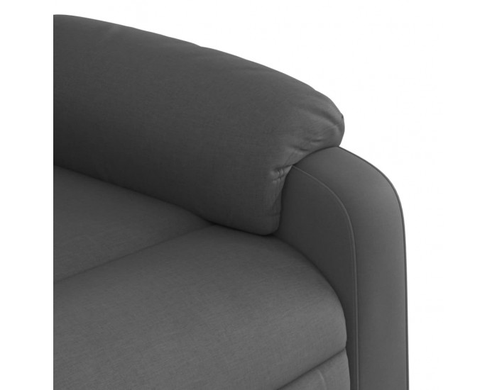 Sonata H Изправящ масажен реклайнер стол,тъмносив, текстил