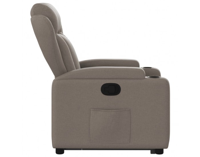 Sonata H Изправящ реклайнер стол, таупе, текстил