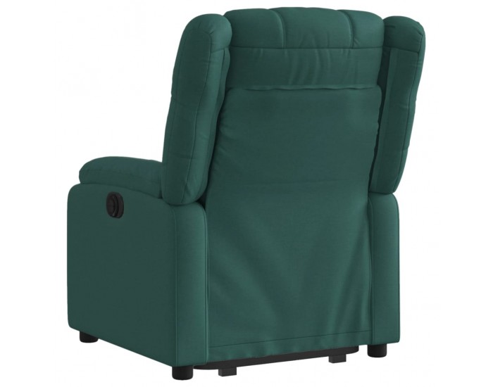 Sonata H Изправящ реклайнер стол, тъмнозелен, текстил