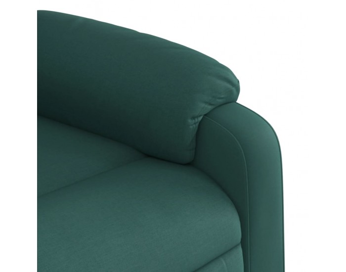 Sonata H Изправящ реклайнер стол, тъмнозелен, текстил