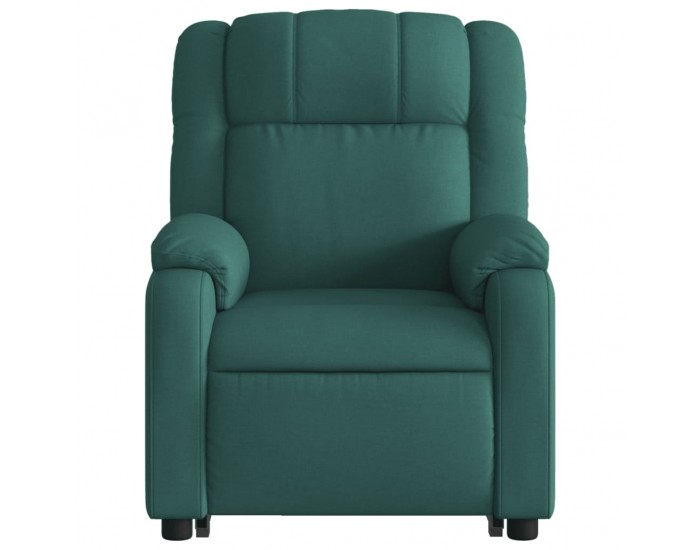 Sonata H Изправящ реклайнер стол, тъмнозелен, текстил