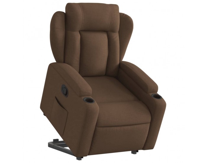 Sonata H Изправящ реклайнер стол, кафяв, текстил