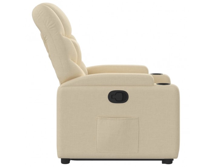 Sonata H Изправящ реклайнер стол, кремав, текстил