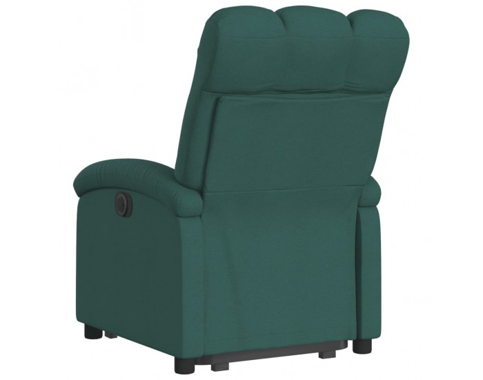Sonata H Електрически изправящ реклайнер стол, тъмнозелен, текстил