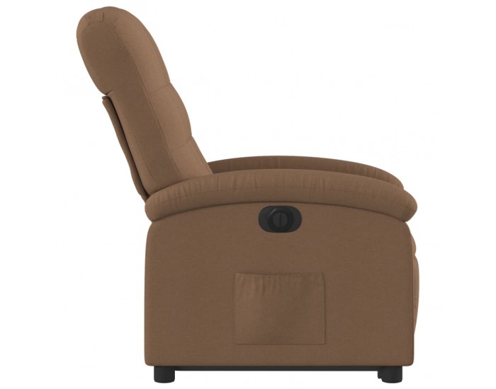 Sonata H Електрически изправящ реклайнер стол, кафяв, текстил