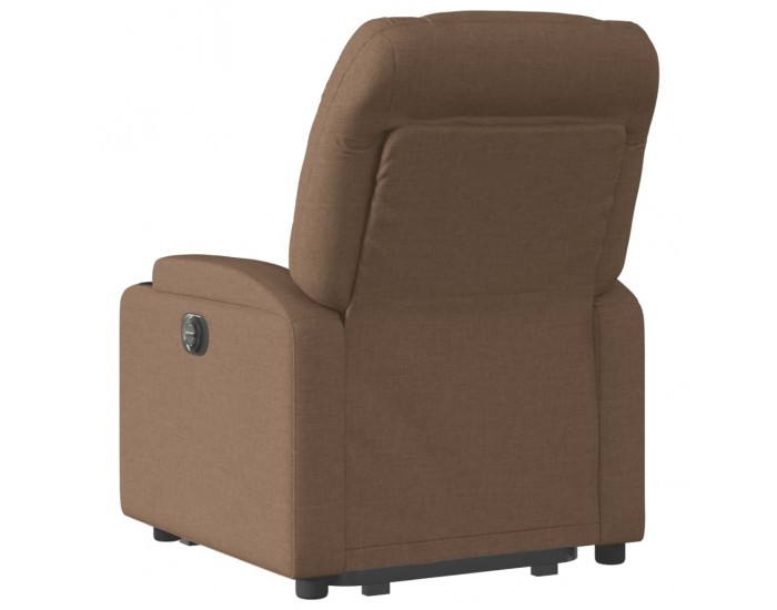 Sonata H Електрически изправящ реклайнер стол, кафяв, текстил