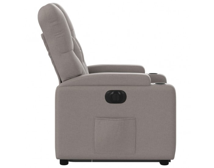 Sonata H Електрически изправящ реклайнер стол, таупе, текстил