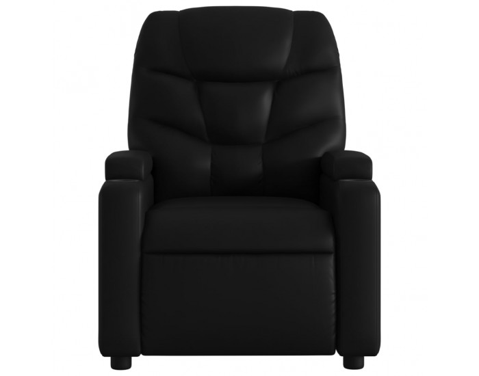 Sonata H Електрически изправящ масажен реклайнер стол, черен, еко кожа